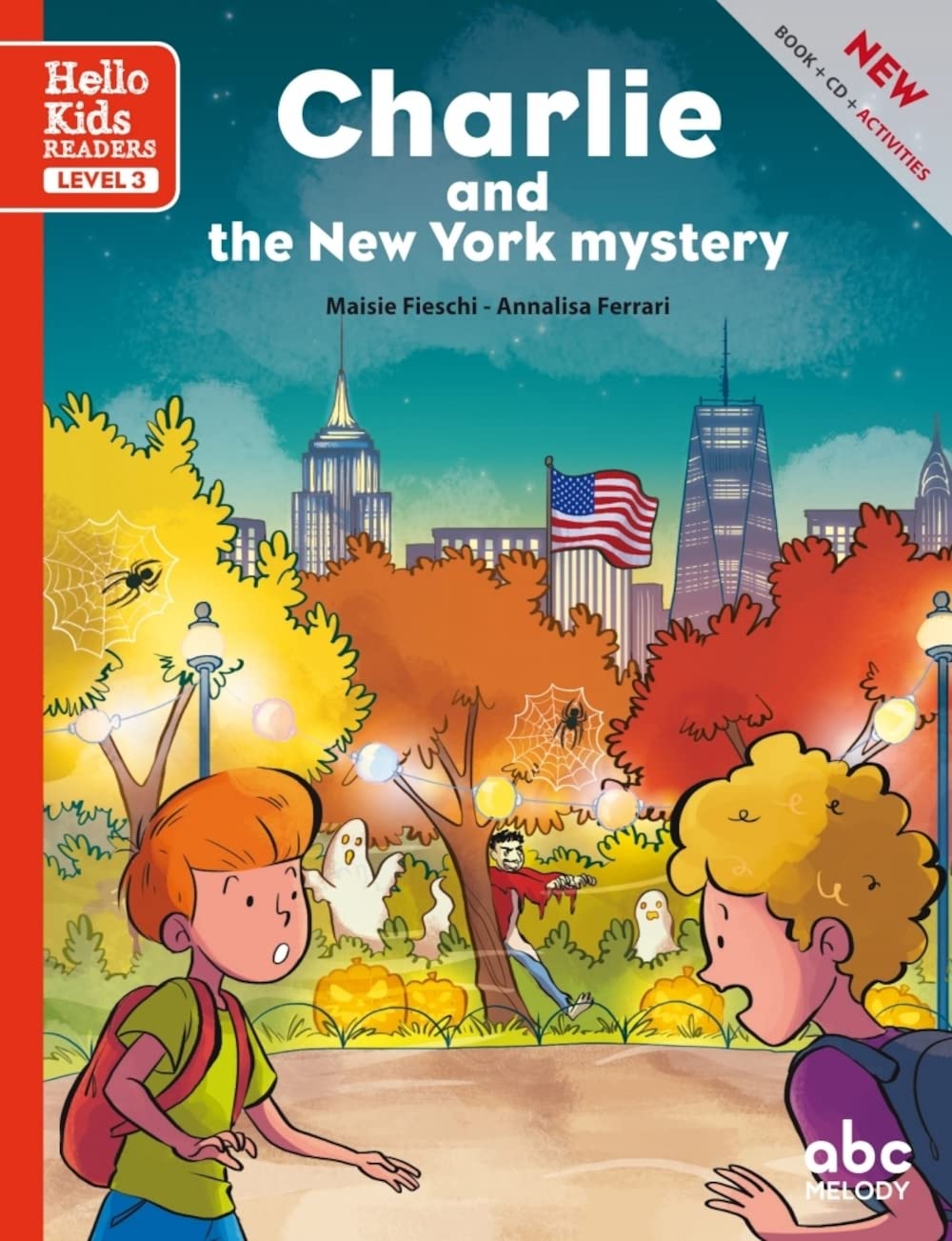 Charlie and the New York mystery Charlie and the New York mystery (1CD audio) de Maisie Fieschi (Auteur), Annalisa Ferrari (Illustrations) Format : Broché – Image 1