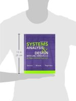 Systems Analysis Design UML Version 2.0: An Object-oriented Approach Édition en Anglais  de Alan Dennis (Auteur), Barbara Haley Wixom (Auteur), David P. Tegarden (Auteur)  Format : Relié – Image 3